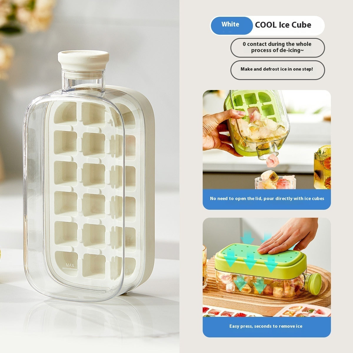 One-Click Instant Ice Maker.