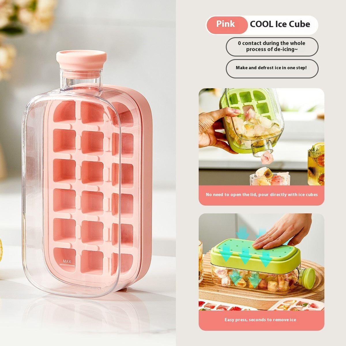 One-Click Instant Ice Maker.